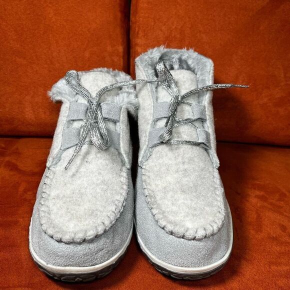 💜 Minnetonka Torrey Moccasin Booties Womens 9 M - Picture 2 of 8